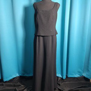 Jones New York Formal Long Dress size 12P Black